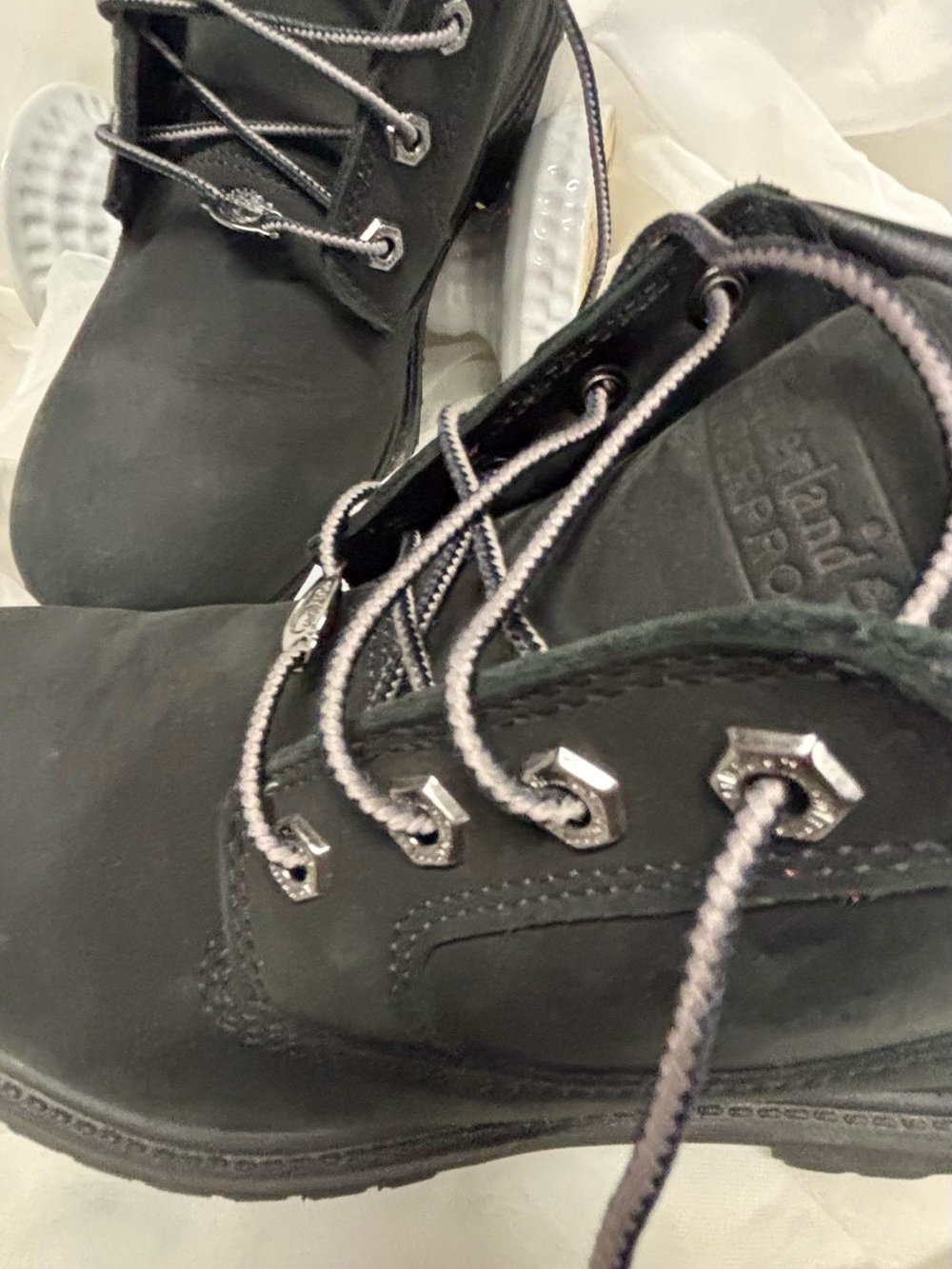 Timberland Nellie Waterproof Chukka Boots Black Nubuck Leather. Women’s Sz 8.5